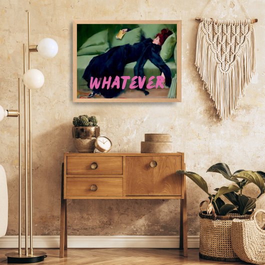 Veranderde kunst, wat dan ook,  portret poster