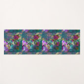 Veranderde pauw yogamat (Voorkant (horizontaal))