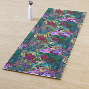 Veranderde pauw yogamat