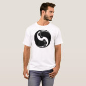 Veranderde vorm twee kruidnagelwervelingen t-shirt (Voorkant volledig)