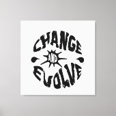 VERANDEREN EN EVOLUEREN CANVAS AFDRUK (Voorkant)