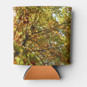 Veranderen Maple Tree Green en Gold Herfst Kleur Blikjeskoeler (Voorkant)