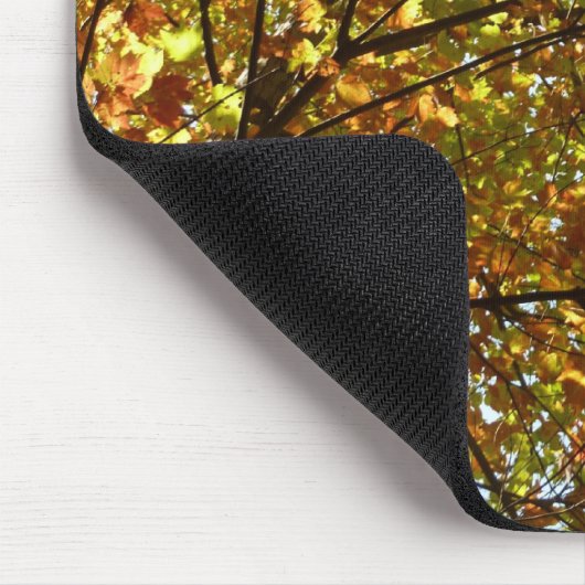 Veranderen Maple Tree Green en Gold Herfst Kleur Muismat (Hoek)