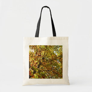 Veranderen Maple Tree Green en Gold Herfst Kleur Tote Bag