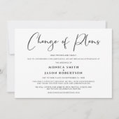 Veranderen van het huwelijk met een legant aankondiging (Voorkant)