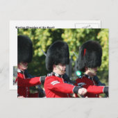 Veranderen van het paleis van Buckingham Briefkaart (Voorkant / Achterkant)