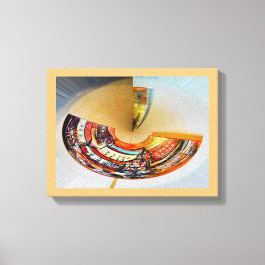 Veranderen van stadkunst canvas afdruk (Voorkant)