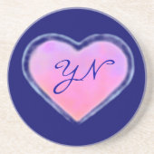 Veranderend onderzetter van het Hartmonogram (Voorkant)