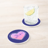 Veranderend onderzetter van het Hartmonogram (Zijkant)