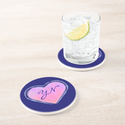 Veranderend onderzetter van het Hartmonogram (Zijkant)