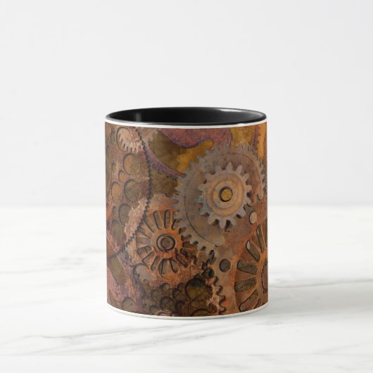 Veranderend vistuig - Steampunk tandwielen & cos Mok (Midden)