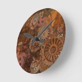 Veranderend vistuig - Steampunk tandwielen & Klok  (Hoek)