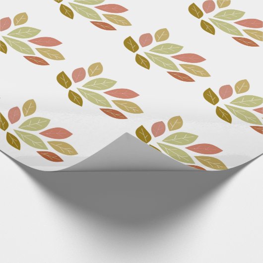 Veranderende bladeren van Herfst Cadeaupapier (Hoek)