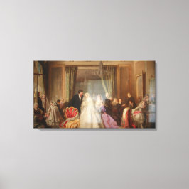 Veranderende huizen (gehuwd leven) (huwelijkscadea canvas afdruk