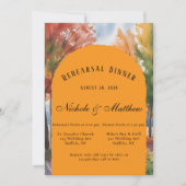 Veranderende kleur van de bladeren repetitie diner kaart (Voorkant)