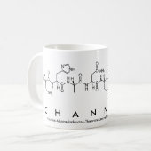 Veranderende peptidenaam mok (Voorkant links)