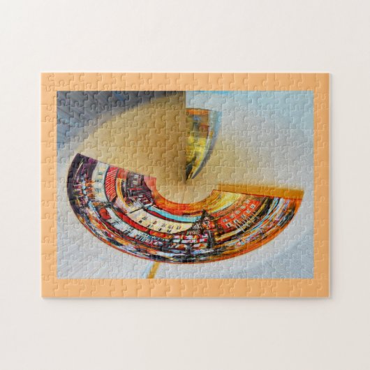 Veranderende stad legpuzzel (Horizontaal)