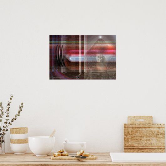 Veranderende tijden door Gregory Gallo Poster (Keuken)