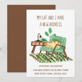 Verandering adres Ginger Cat Verschuiving Aankondi (Voorkant / Achterkant)