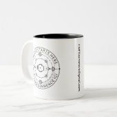 Verandering begint hier Cup Tweekleurige Koffiemok (Voorkant links)