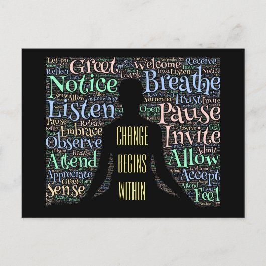 Verandering begint met briefkaart (Voorkant)