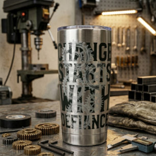 Verandering begint met de Defiance Thermal Tumbler Geïsoleerde Drinkbeker