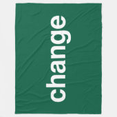Verandering Fleece Deken (Voorkant)