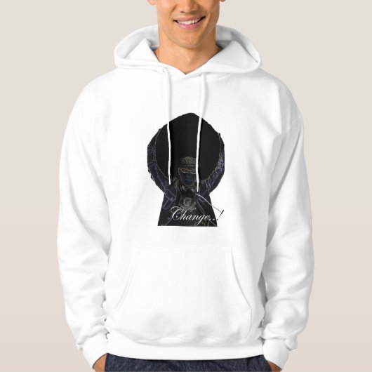 "Verandering..!" Gedekt overhemd Hoodie (Voorkant)
