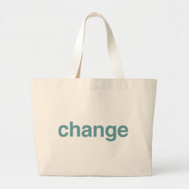 Verandering Grote Tote Bag