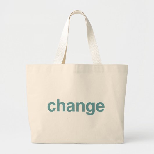 Verandering Grote Tote Bag (Voorkant)