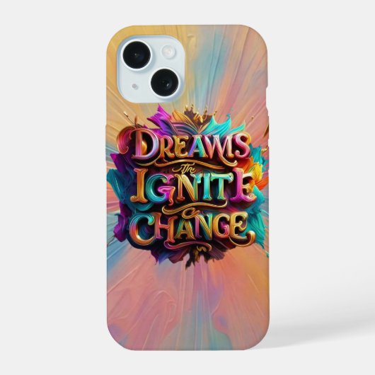 "Verandering in beweging" iPhone 15 Case (Achterkant)