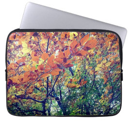 Verandering in de bladeren laptop sleeve