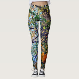 Verandering in de bladeren leggings