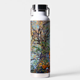 Verandering in de bladeren waterfles