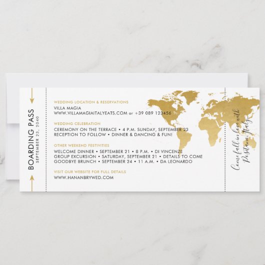 Verandering in de plannen voor het instappen van e aankondiging (Achterkant)