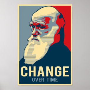 Verandering in de tijd poster