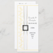 Verandering in een kleurenprogramma voor de bruilo programmakaart (Voorkant / Achterkant)