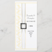 Verandering in een kleurenprogramma voor de bruilo programmakaart (Voorkant)