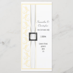 Verandering in een kleurenprogramma voor de bruilo programmakaart