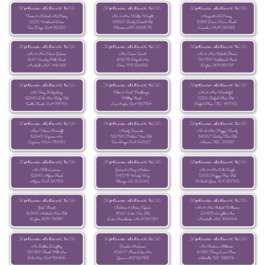 Verandering in om het even welk etiket van de Name Sticker (Voorkant)