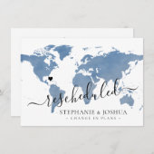 Verandering in plannen uitgestelde bestemming brui aankondiging (Voorkant / Achterkant)