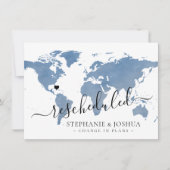 Verandering in plannen uitgestelde bestemming brui aankondiging (Voorkant)