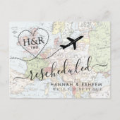 Verandering in plannen uitgestelde bestemming brui aankondigingskaart (Voorkant)