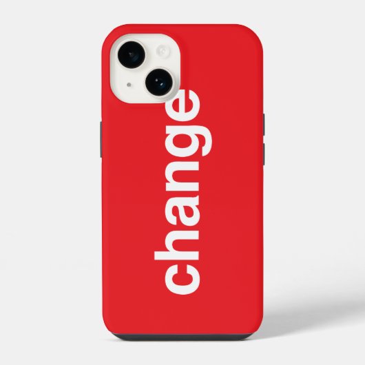 Verandering iPhone Hoesje (Achterkant)