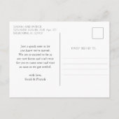 Verandering is een goede aankondiging (Achterkant)