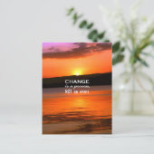 Verandering is een proces briefkaart (Staand voorkant)