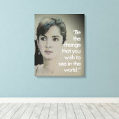 Verandering is geen Spectator Sport Art Print (Insitu (Houten vloer))