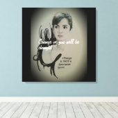 Verandering is geen Spectator Sport Art Print (Insitu (Houten vloer))