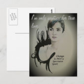 Verandering is geen Spectator Sport Art Print Briefkaart (Voorkant / Achterkant)