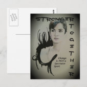 Verandering is geen Spectator Sport Art Print Briefkaart (Voorkant / Achterkant)